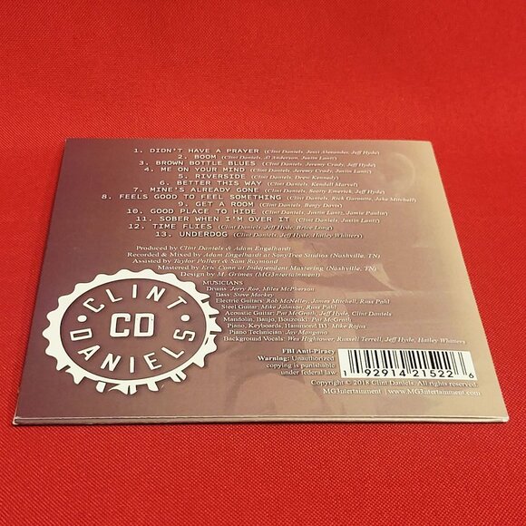 Clint Daniels Brown Bottle Blues CD 2018 Signed - Picture 4 of 8